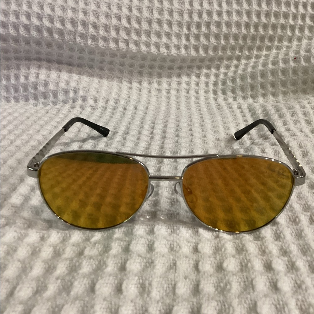 Brighton Nicole Miller Aviator Sunglasses Amber tint